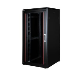   Equip Rackszekrény - EDF-32-8080-B-HJAA (19", 32U, 800x800mm, előre szerelt, fekete)