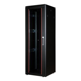   Equip Rackszekrény - EDF-36-6060-B-BIAA (19", 36U, 600x600mm, előre szerelt, fekete)