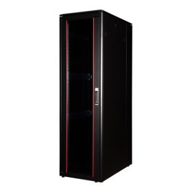   Equip Rackszekrény - EDF-42-6010-B-BIAA (19", 42U, 600x1000mm, előre szerelt, fekete)