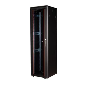   Equip Rackszekrény - EDF-42-6060-B-BIAA (19", 42U, 600x600mm, előre szerelt, fekete)