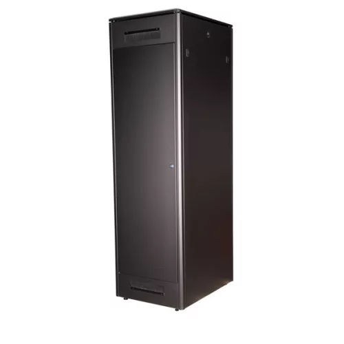 Equip Rackszekrény - EDF-42-6080-B-BIAA (19", 42U, 600x800mm, előre szerelt, fekete)