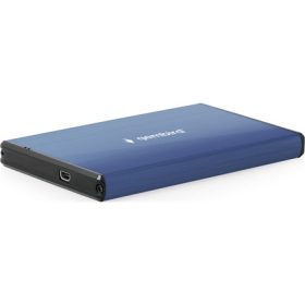   Gembird szálcsiszolt alumínium 2.5" SATA3 USB3.0 külső ház kék