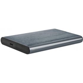   Gembird EE2-U3S-6 2.5" SATA3 USB-C külső ház fekete aluminium