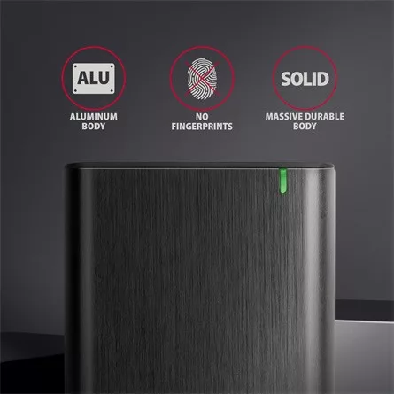 Axagon EE25-A6C 2.5" SATA3 USB-C külső ház fekete