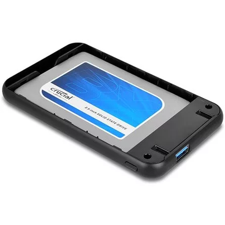 AXAGON EE25-S6B 2.5" USB 3.0 Külső HDD ház, fekete