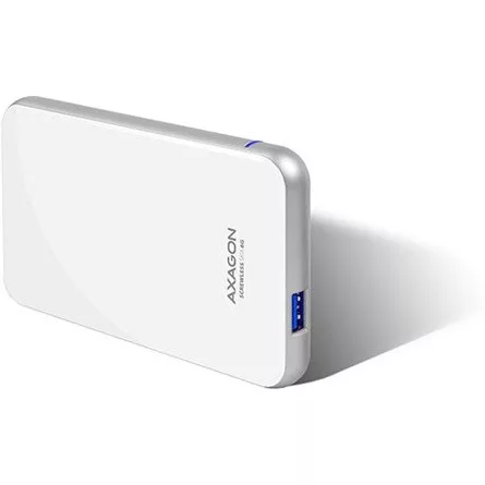 AXAGON EE25-S6 2.5" USB 3.0 Külső HDD ház, fehér