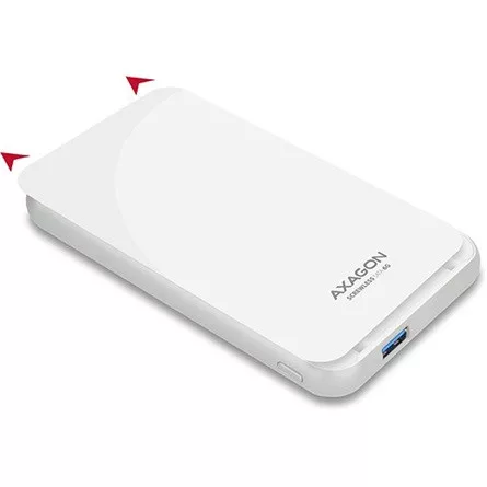 AXAGON EE25-S6 2.5" USB 3.0 Külső HDD ház, fehér