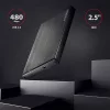 AXAGON EE25-XA Aline Box 2,5" USB 2.0 Külső HDD ház, fekete
