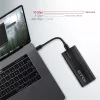 AXAGON EEM2-GTO Thin Oval SuperSpeed+ USB-C - NVMe M. 2 külső ház, fekete