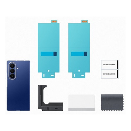 Samsung Z Fold7 SAMSUNG műanyag telefonvédő ütésállóság + képernyővédő fólia ÁTLÁTSZÓ