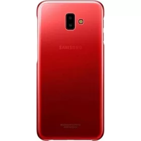   Samsung J6 Plus SAMSUNG műanyag telefonvédő színátmenet PIROS