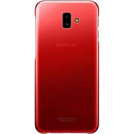 Samsung J6 Plus SAMSUNG műanyag telefonvédő színátmenet PIROS