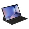 Samsung Tab S10 Plus LTE SAMSUNG tok álló, bőr hatású FLIP, angol nyelvű, FEKETE
