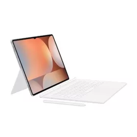   Samsung Tab S8 Ultra LTE SAMSUNG tok álló, bőr hatású FLIP, angol nyelvű, FEHÉR