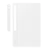 Samsung Tab S8 Ultra LTE SAMSUNG tok álló, bőr hatású FLIP, angol nyelvű, FEHÉR