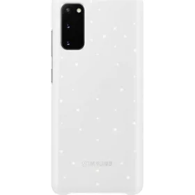   Samsung S20 5G SAMSUNG műanyag telefonvédő ultravékony, LED világítás, FEHÉR