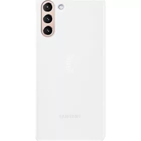   Samsung S21 Plus SAMSUNG műanyag telefonvédő ultravékony, LED világítás, FEHÉR