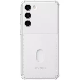   Samsung S23 Plus SAMSUNG műanyag telefonvédő ütésállóság, cserélhető átlátszó + kártyazseb hátlap, FEHÉR