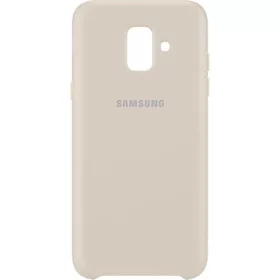   Samsung A6 (2018) SAMSUNG műanyag telefonvédő dupla rétegű, gumírozott, ARANY