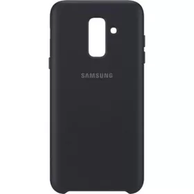   Samsung A6+ (2018) SAMSUNG műanyag telefonvédő dupla rétegű, gumírozott, FEKETE