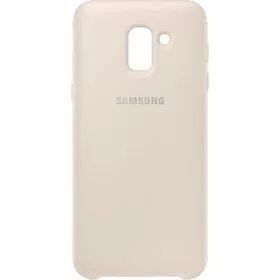   Samsung J6 (2018) SAMSUNG műanyag telefonvédő dupla rétegű, gumírozott, ARANY