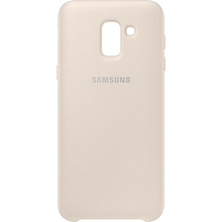 Samsung J6 (2018) SAMSUNG műanyag telefonvédő dupla rétegű, gumírozott, ARANY