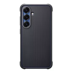   Samsung S25 SAMSUNG műanyag telefonvédő dupla rétegű, gumírozott, FEKETE