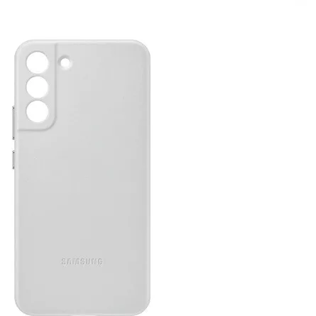 Samsung Galaxy S22 Plus okostelefon bőr tok szürke