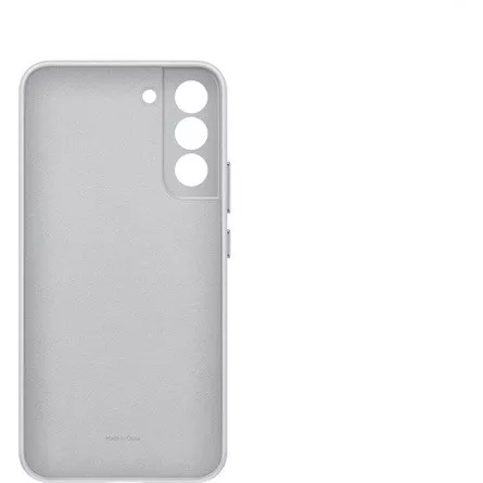 Samsung Galaxy S22 Plus okostelefon bőr tok szürke