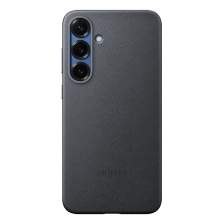 Samsung S25 Plus SAMSUNG műanyag telefonvédő ECO bőr hatású hátlap FEKETE