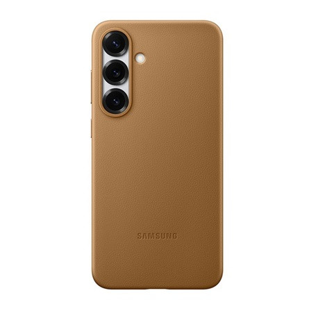 Samsung S25 Plus SAMSUNG műanyag telefonvédő ECO bőr hatású hátlap ARANY