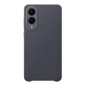   Samsung S25 Edge SAMSUNG műanyag telefonvédő ECO vegán bőr hátlap FEKETE