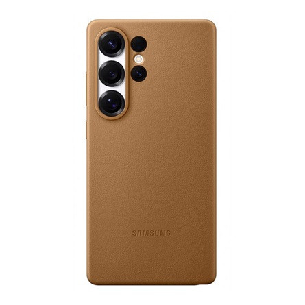 Samsung S25 Ultra SAMSUNG műanyag telefonvédő ECO bőr hatású hátlap ARANY