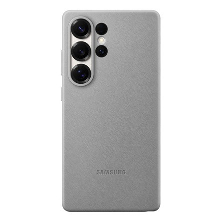Samsung S25 Ultra SAMSUNG műanyag telefonvédő ECO bőr hatású hátlap SÖTÉTSZÜRKE
