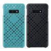 Samsung S10e SAMSUNG műanyag telefonvédő lyukacsos, 2db, FEKETE/ZÖLD