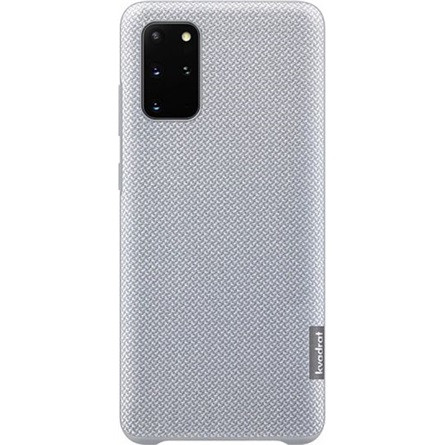 Samsung S20 Plus 5G SAMSUNG műanyag telefonvédő kvadrát textil bevonat SZÜRKE