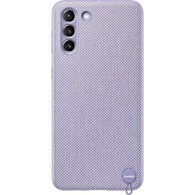   Samsung S21 Plus SAMSUNG műanyag telefonvédő kvadrát textil bevonat LILA