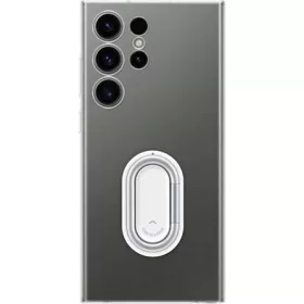   Samsung S23 Ultra SAMSUNG műanyag telefonvédő ultravékony, kitámasztó, ÁTLÁTSZÓ