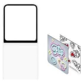   Samsung Z Flip6 5G SAMSUNG műanyag telefonvédő ultravékony, cserélhető színes hátlap, ÁTLÁTSZÓ