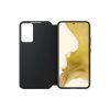 Samsung Galaxy S22+ Smart Clear View Cover 6,6" okostelefon tok fekete