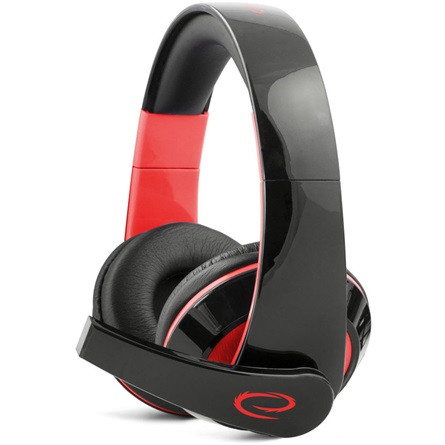 Esperanza Condor 2.0 gaming headset fekete-piros