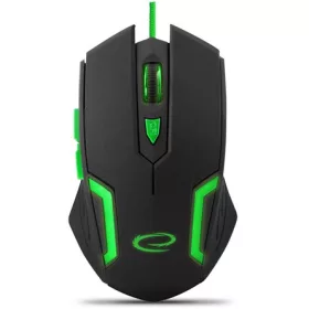 Esperanza MX205 FIGHTER USB gamer egér fekete/zöld
