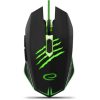 Esperanza MX209 Claw USB optikai gaming egér fekete