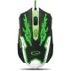 Esperanza MX405 CYBORG USB gamer egér fekete/zöld