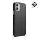 Cellularline iPhone 12 mini CELLULARLINE ELITE műanyag telefonvédő mikrofiber belső, valódi bőr hátlap, FEKETE