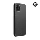 Cellularline iPhone 12 Pro Max CELLULARLINE ELITE műanyag telefonvédő mikrofiber belső, valódi bőr hátlap, FEKETE