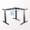 Delock Logilink Electrically adjustable sit-stand desk frame, 90° L-shape