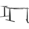 Delock Logilink Electrically adjustable sit-stand desk frame, 120° angled