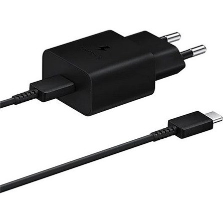 Samsung EP-T1510X 15W univerzális hálózati töltő adapter fekete (+1m USB-C/C kábel)