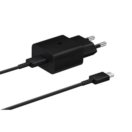 Samsung EP-T1510X 15W univerzális hálózati töltő adapter fekete (+1m USB-C/C kábel)
